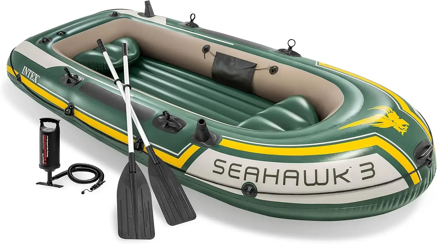 Fishing Boat Aluminum - Conjunto de barco insuflável INTEX 66332EP