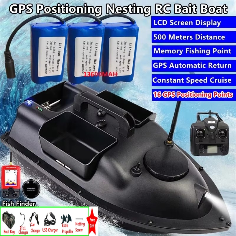 Barco de Pesca com Controle Re - Fishing Boat Depth Finder avaliação e preço