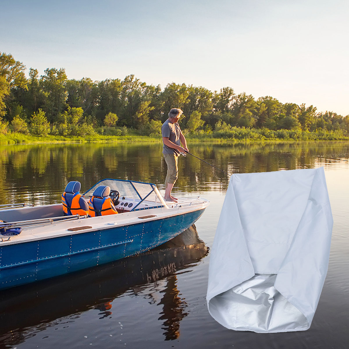 Capa universal para assento de - Fishing Boat Cover avaliação e preço